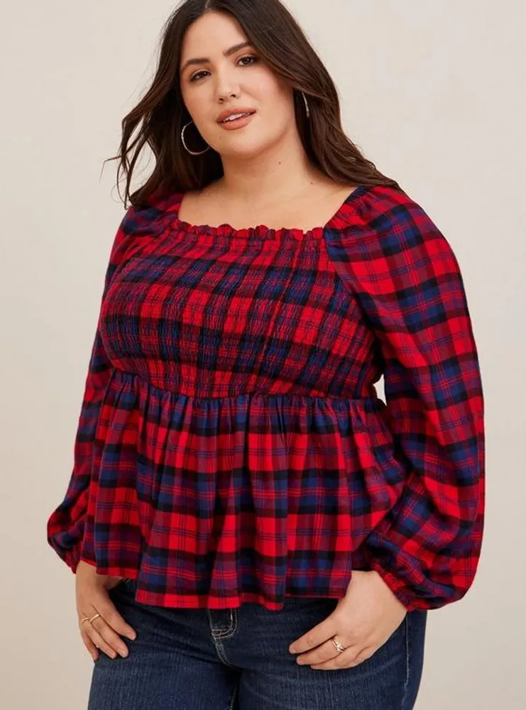 Plus Size - Rayon Slub Smocked Tube Top - Torrid