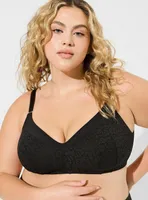 Wire Free Lightly Lined Animal Lace 360° Back Smoothing™ Bra