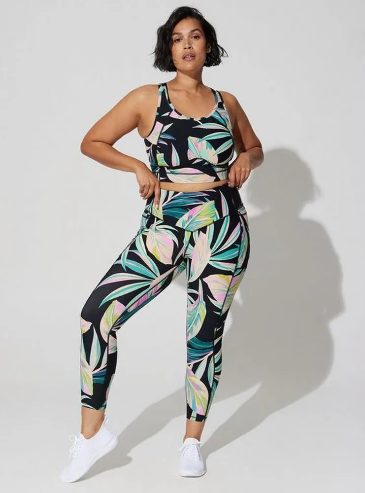 Sculpting High-Waisted Graphic Active Legging