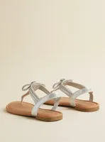 Elastic Band With Bow Detail Sandal (WW