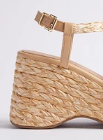 All Over Raffia Platform Wedge (WW