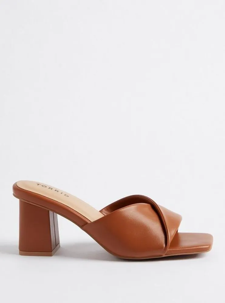 Twist Front Heeled Mule (WW)