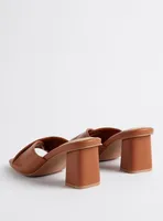 Twist Front Heeled Mule (WW)