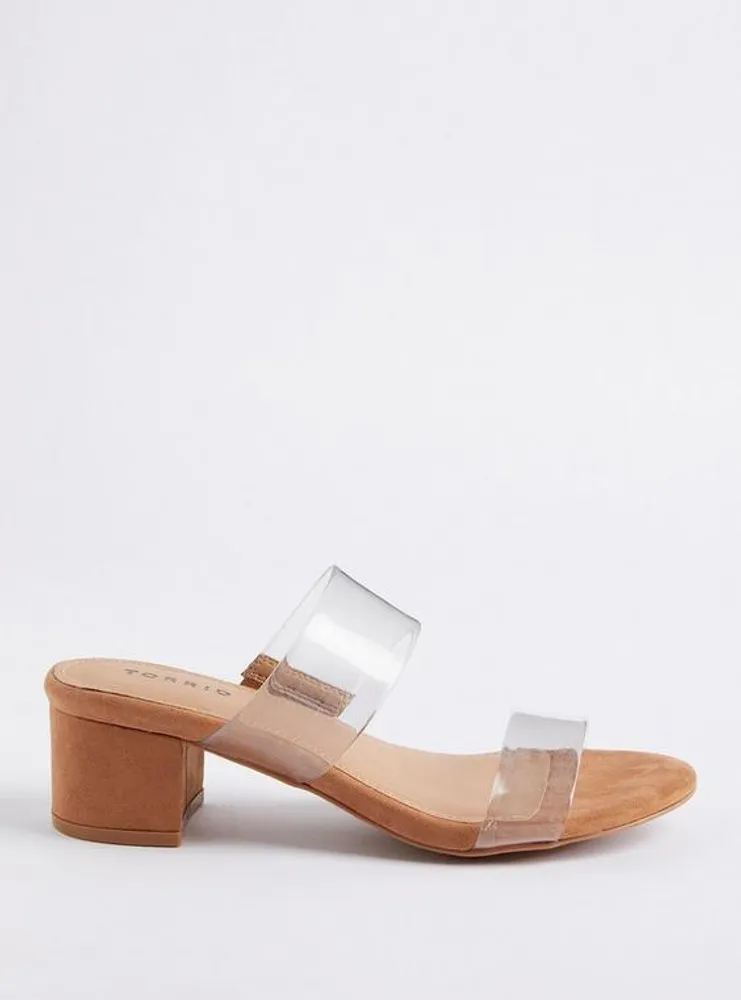 PVC Block Heel Sandal (WW)