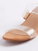 PVC Block Heel Sandal (WW)