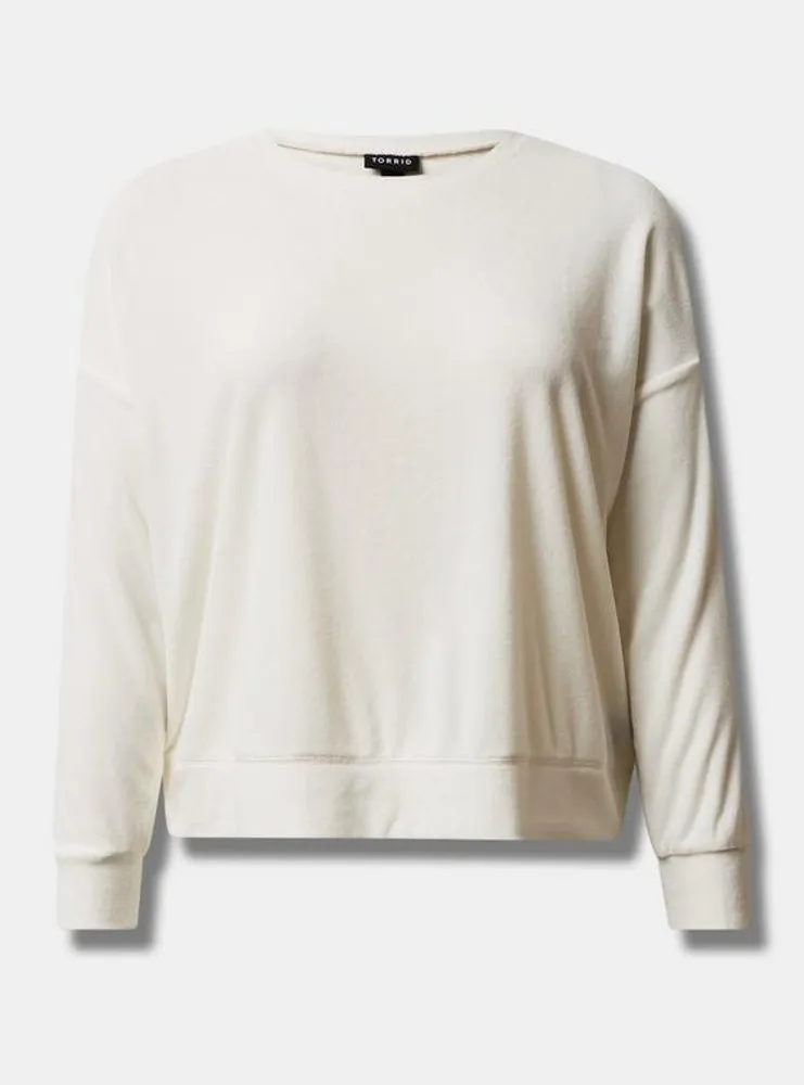 Terry Cloth Long Sleeve Beach Sweatshirt