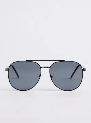 Aviator With Rhinestone Bridge