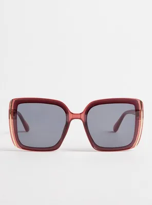 Square Smoke Lens Sunglasses