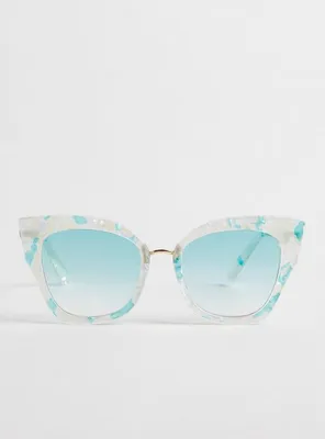 Plus Size - Cateye Ombre Lens Sunglasses - Torrid