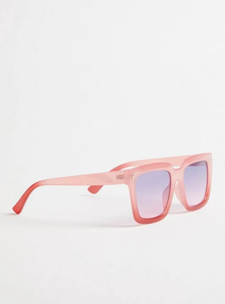 Square Ombre Lens Sunglasses