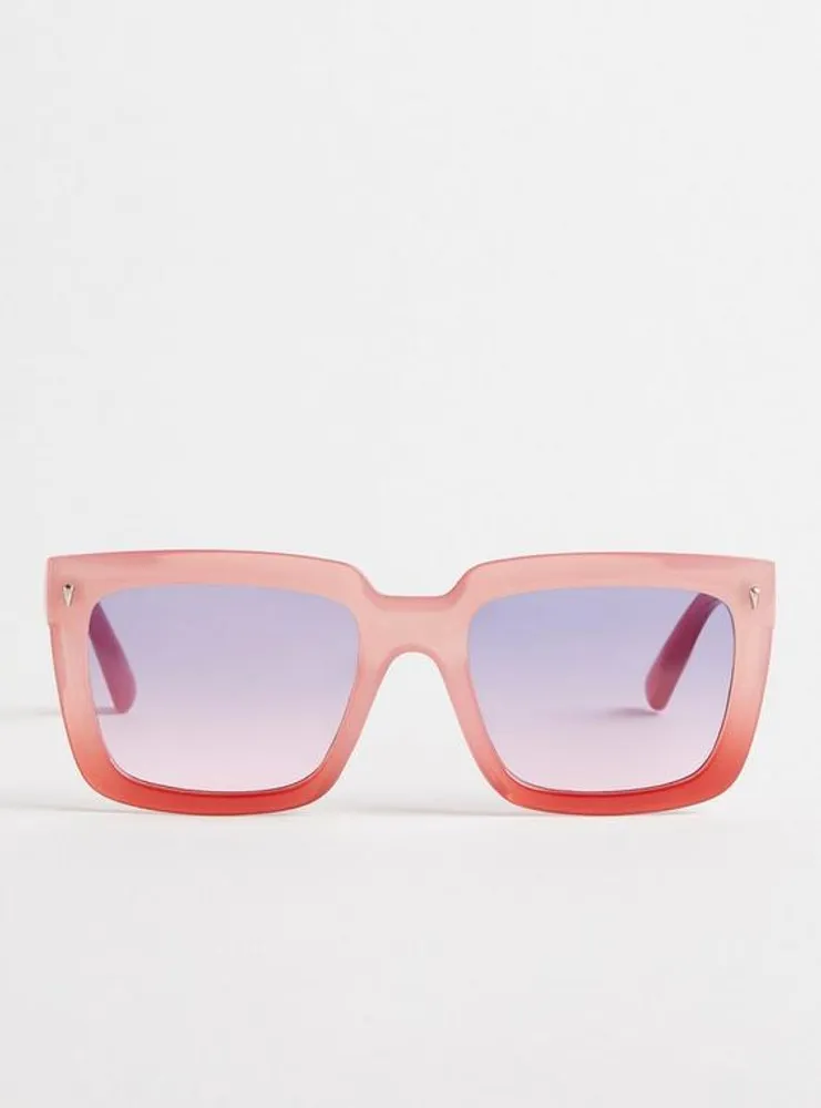 Square Ombre Lens Sunglasses
