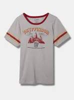 Warner Bros Harry Potter Quidditch Classic Fit Ringer Raglan Top