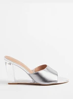 Lucite Wedge Mule (WW)