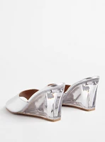 Lucite Wedge Mule (WW)
