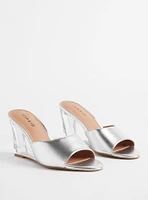 Lucite Wedge Mule (WW)