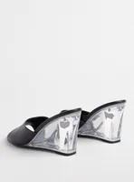 Lucite Wedge Mule (WW)