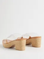 Criss Cross Wrapped Mule (WW)