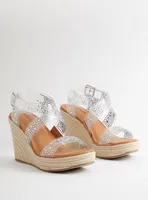 Embellished Espadrille Wedge (WW)