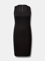 Mini Studio Cupro Sleeveless Bodycon Dress