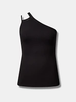 Everyday Rib One Shoulder Cut Out Cami