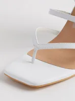 Wrap Heeled Thong Sandal (WW