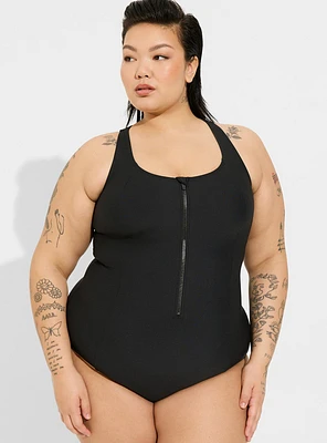 Wireless Shaping Racerback One Piece Swimsuit