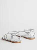 Triple Band Embroidered Sandal (WW