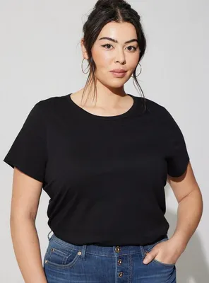 Cotton Crew Neck Tee