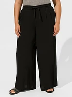 Pull-On Wide Leg Pant