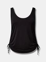 Super Soft Scoop Neck Side Tie Tank