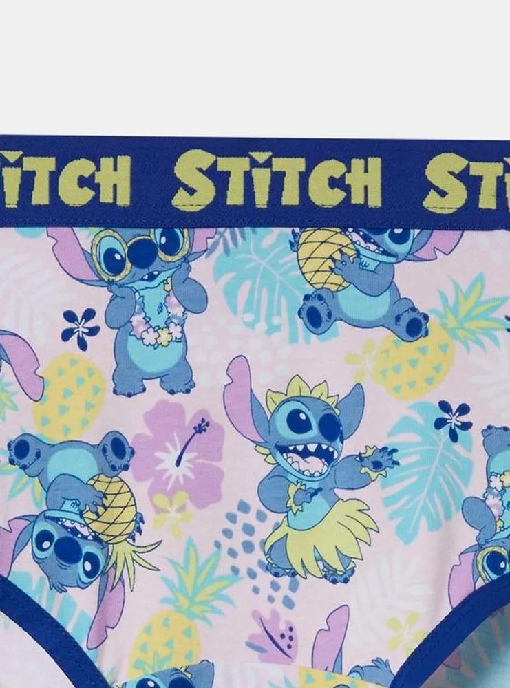 Stitch Cotton Mid Rise Boyshort Panty