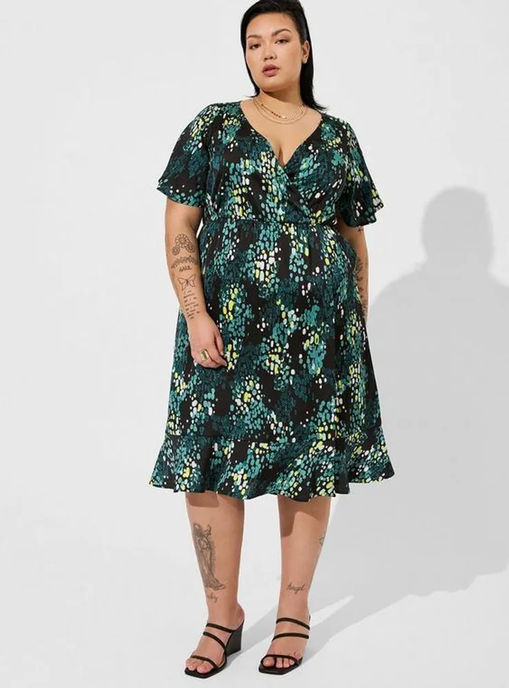 Plus Size - Fox Print Skater Dress - Torrid