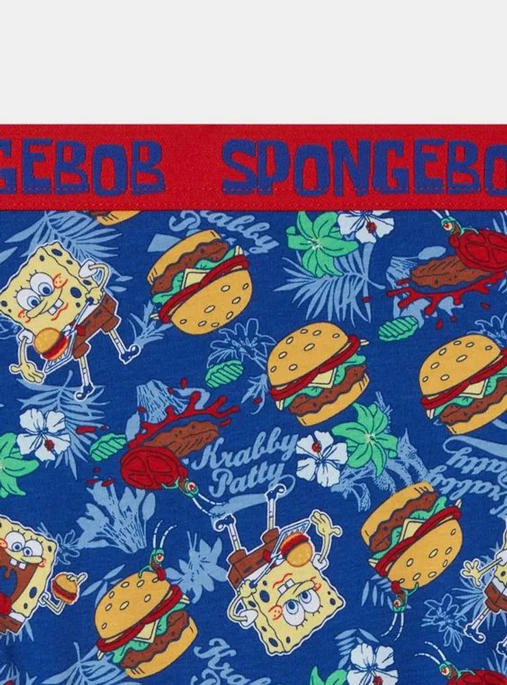 SpongeBob Cotton Mid Rise Brief Panty