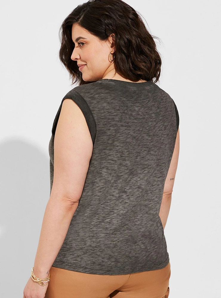 Waves Classic Fit Heritage Slub Crew Neck Tank