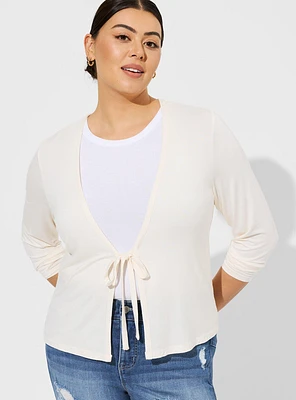 Super Soft Tie-Front Cardigan