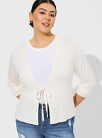 Super Soft Tie-Front Cardigan