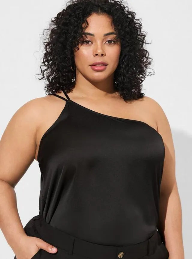 Plus Size - Satin Beaded Halter Top - Torrid