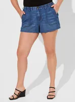 3.5 Inch Relaxed Utility Lightweight Mid-Rise Short