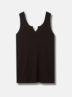 Fitted Super Soft Rib Notch Neck Tank