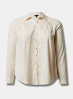 Madison Linen Button Up Long Sleeve Shirt