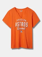 MLB Houston Astros Classic Fit Cotton Notch Tee