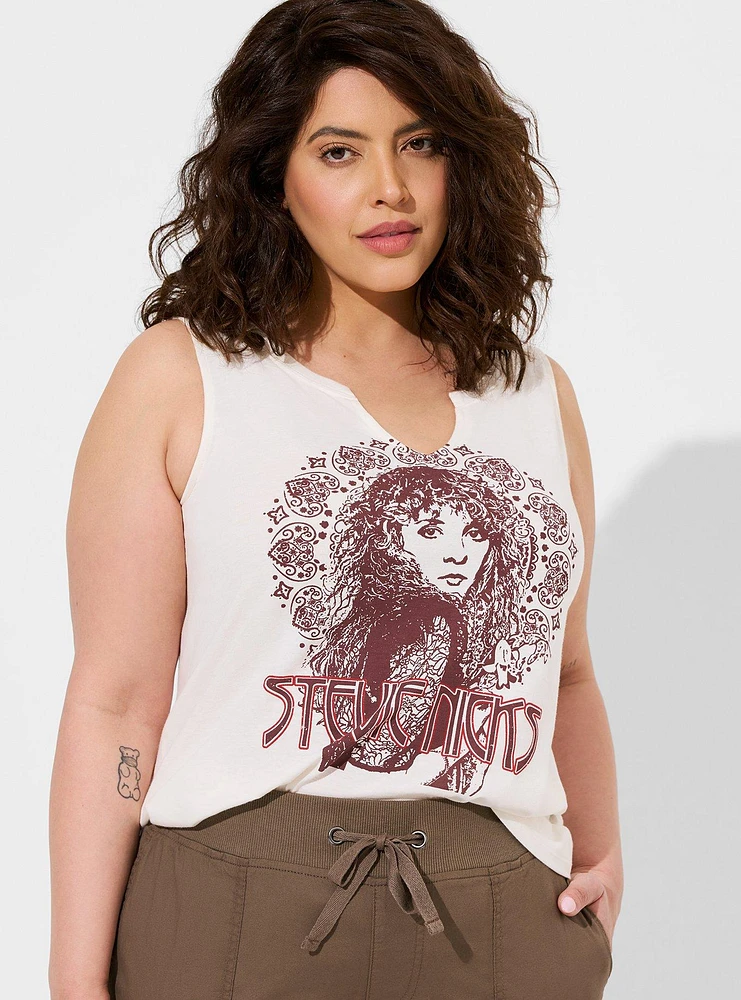 Stevie Nicks Classic Fit Cotton Notch Tank