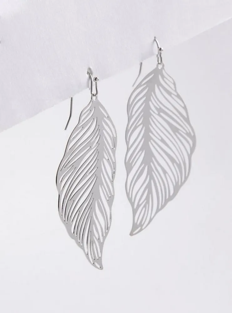 Filigree Feather Earring