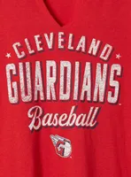MLB Cleveland Guardians Classic Fit Cotton Notch Tee