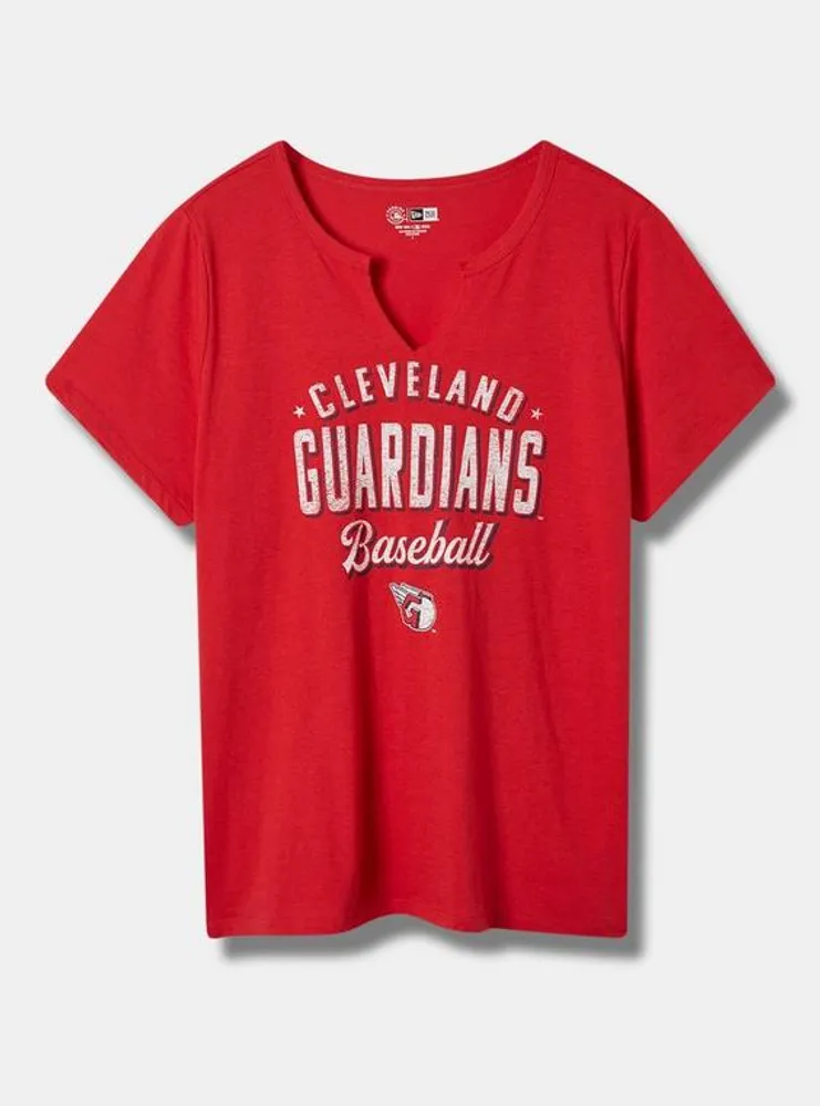 MLB Cleveland Guardians Classic Fit Cotton Notch Tee