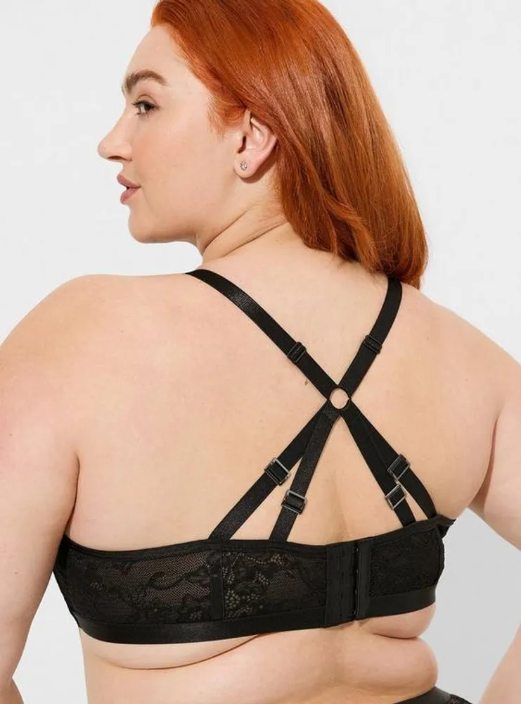 TORRID Strappy Studded Lace Wire-Free Bralette