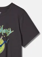 Rick And Morty Classic Fit Cotton Crew Tee