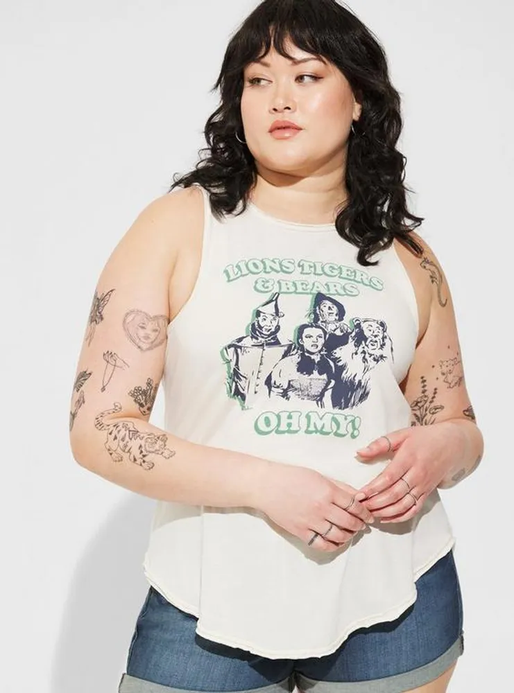 TORRID Warner Bros Wizard Of Oz Classic Fit High Neck Tank