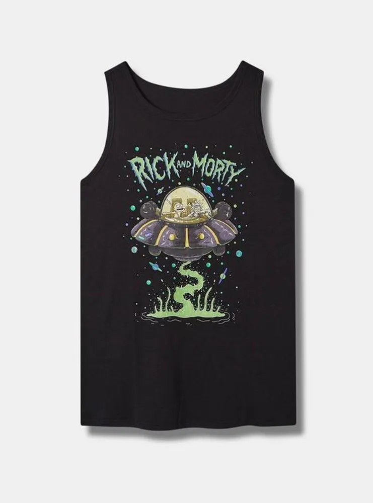 Rick And Morty Classic Fit Cotton Crew Tank