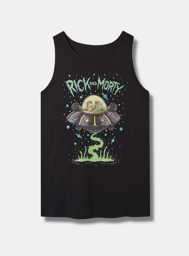 TORRID Rick And Morty Classic Fit Cotton Crew Tank